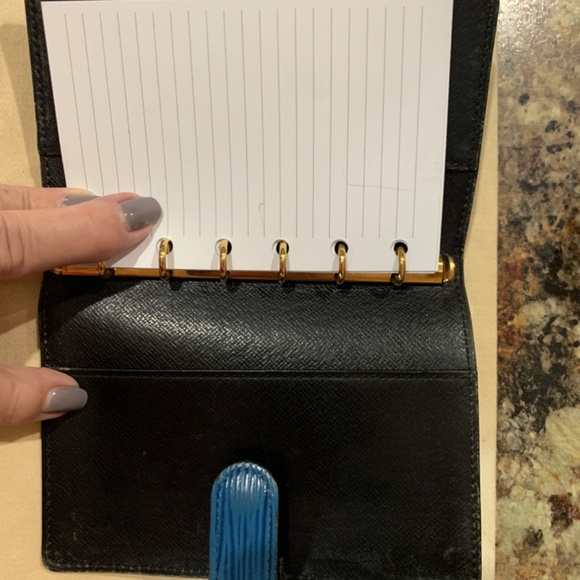 Louis Vuitton Epi leather agenda EUC beautiful authentic blue - Picture 7 of 8